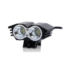 Projeto do olho da coruja 20W 1500lm poder superior 2 * CREE Xml T6 bicicleta Luz do diodo emissor de luz